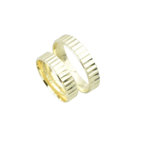 Snubní prsten stříbro 925/1000 pozlacené - Velikost prstenu: 66