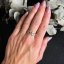 Strieborný prsteň so srdiečkami dámsky - Velikost prstenu: 54