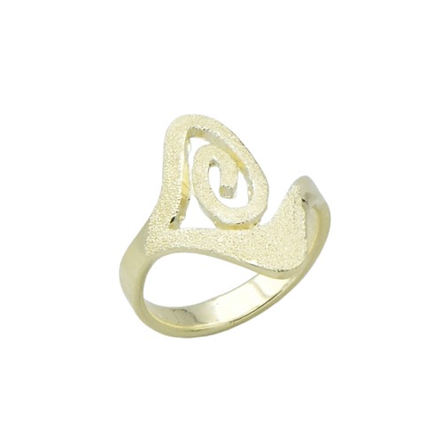 Stříbrný prstýnek dámský pozlacený 24k - Velikost prstenu: 51