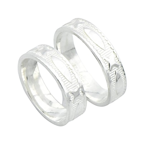 Snubní prstýnky stříbro 925/1000 5mm - Velikost prstenu: 56