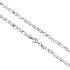 Stříbrný náramek vzor Marina Gucci 4mm rhodiovaný