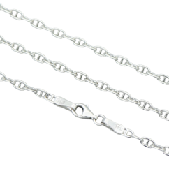 Stříbrný řetízek vzor Marina Gucci 3mm rhodiovaný