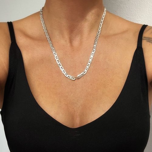 Stříbrný řetízek vzor Marina Gucci - Délka řetízku: 50 cm