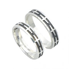Snubní prsten stříbro 925/1000 4mm