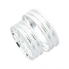 Snubní prsten stříbro 925/1000 6mm