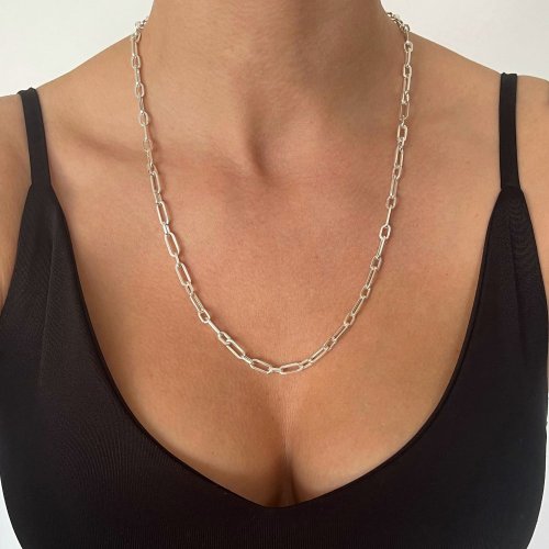 Stříbrný řetízek 11mm * 5mm délka 60cm