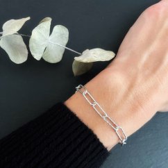 Náramek dámský stříbro 925/1000 rhodiované