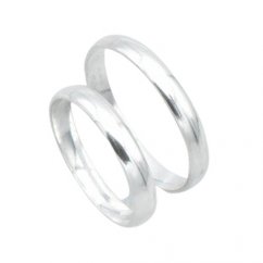 Snubní prsten stříbrný 3mm