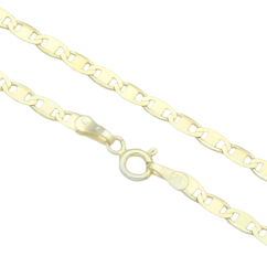Stříbrný náramek Valentino 3mm pozlacený
