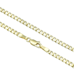 Náramek očka 4mm stříbro 925/1000 pozlacené