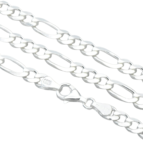 Stříbrný řetízek figaro 6mm