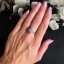 Strieborný prsteň s kamienkami rhodiovaný - Velikost prstenu: 54