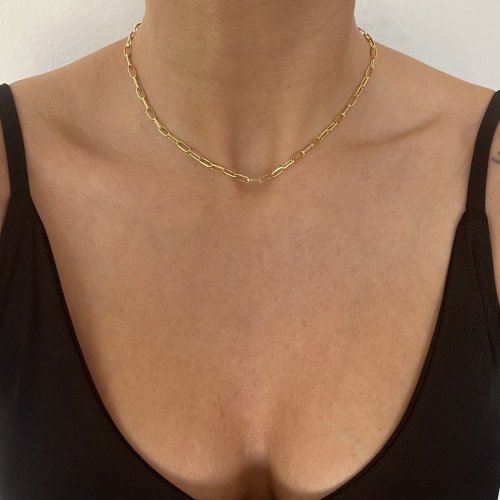 Stříbrný řetízek pozlacený 24k 3mm vhodný i na nohu