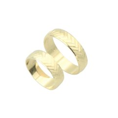 Snubný prsteň striebro 925/1000 pozlátené 6mm