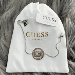 Dámský luxusní náramek GUESS se zirkony z chirurgické oceli