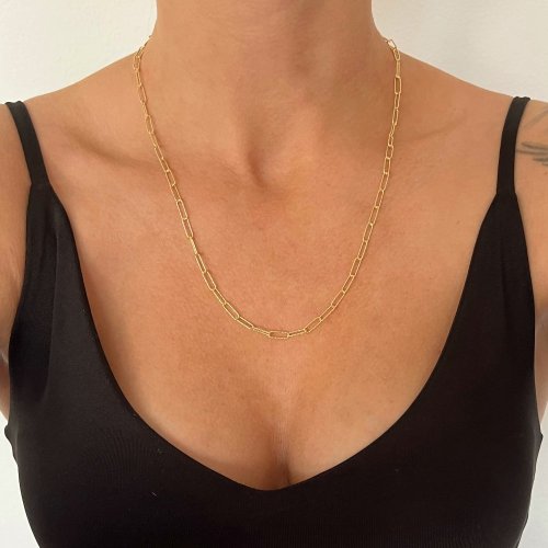 Stříbrný řetízek zlacený dámský 4mm