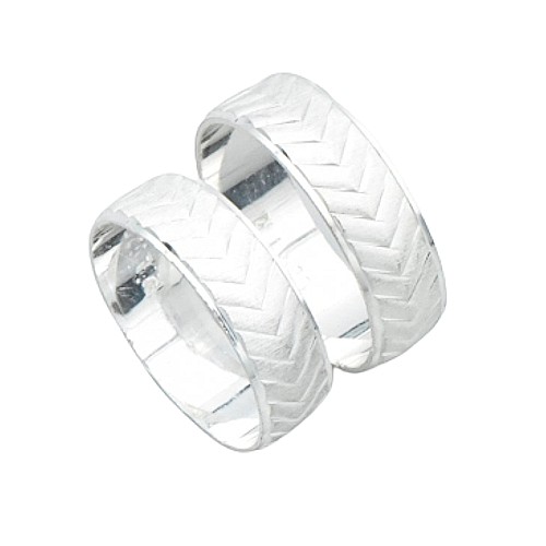 Snubní stříbrný prstýnek 6mm - Velikost prstenu: 56