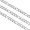 Řetízek z chirurgické oceli figaro 6mm délka 50cm